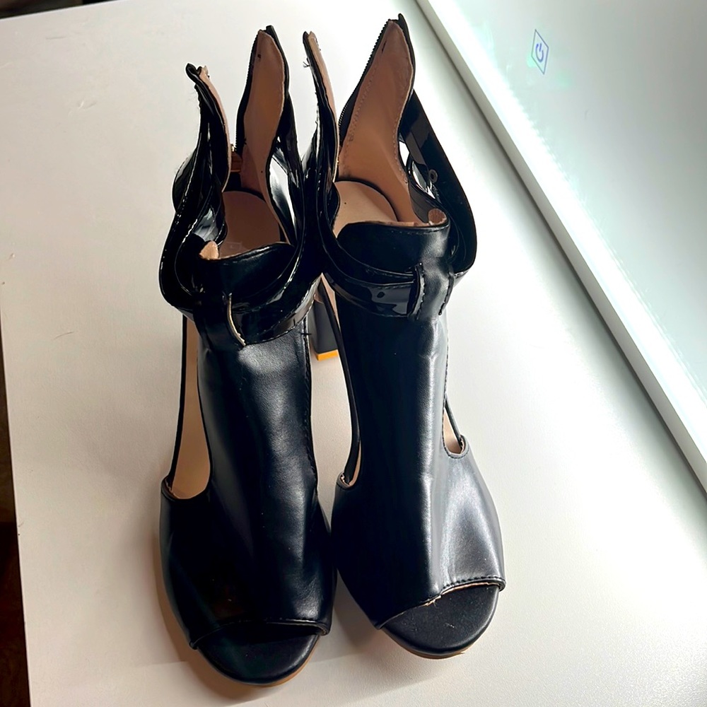 Black high heel